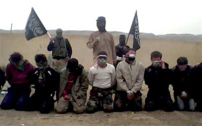Al Nusra Members Prepare a Mass Execution in Syria